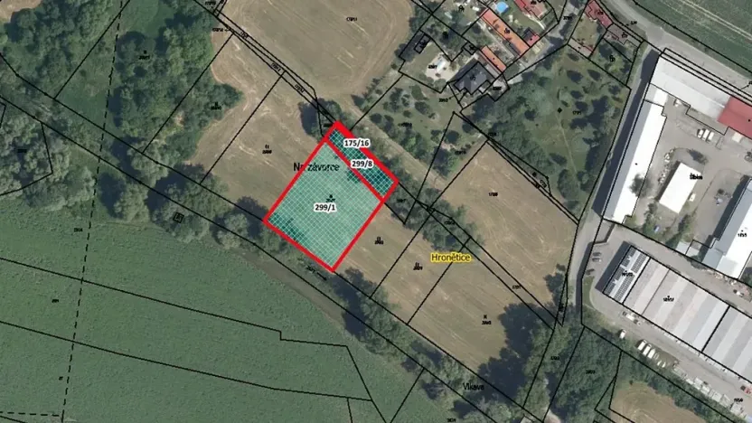 Prodej pole, Kostomlaty nad Labem, 2993 m2