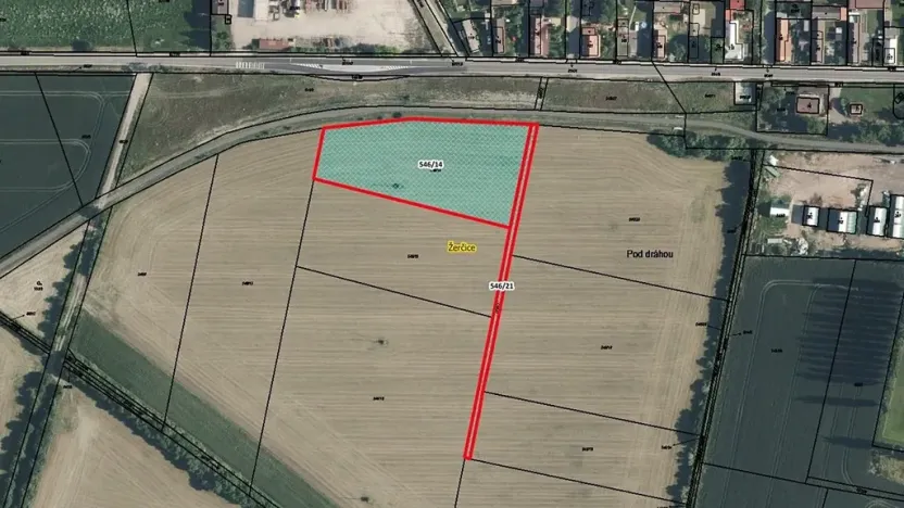 Prodej pole, Žerčice, 5185 m2