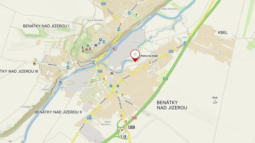 Prodej pole, Benátky nad Jizerou, 3281 m2