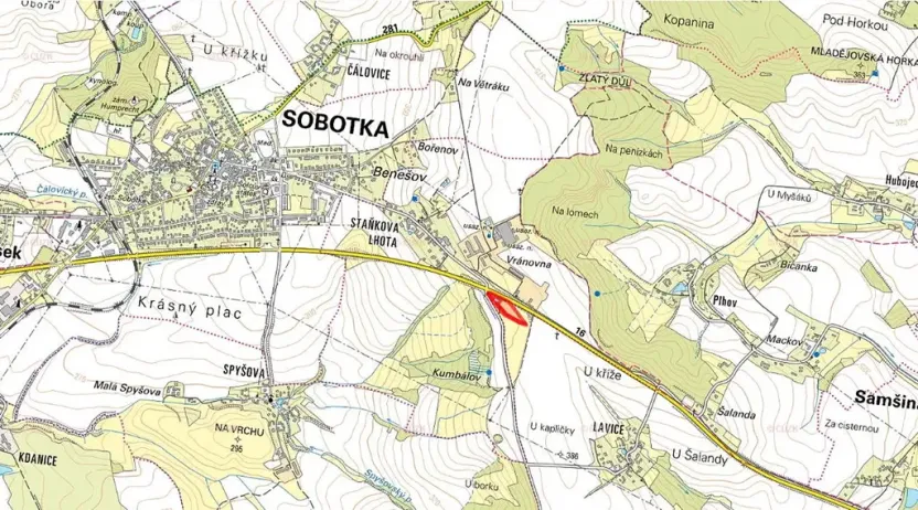 Prodej pole, Sobotka, 10354 m2