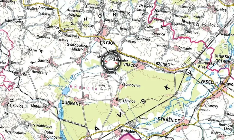 Prodej pole, Skoronice, 5446 m2