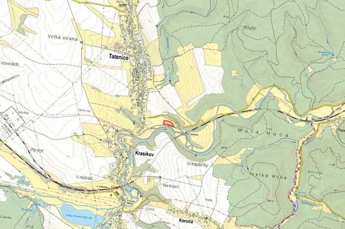 Prodej louky, Tatenice, 7622 m2