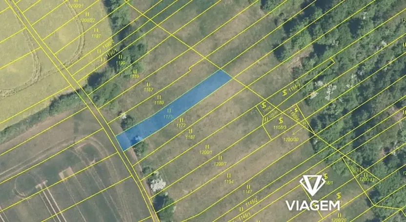 Prodej pole, Traplice, 422 m2