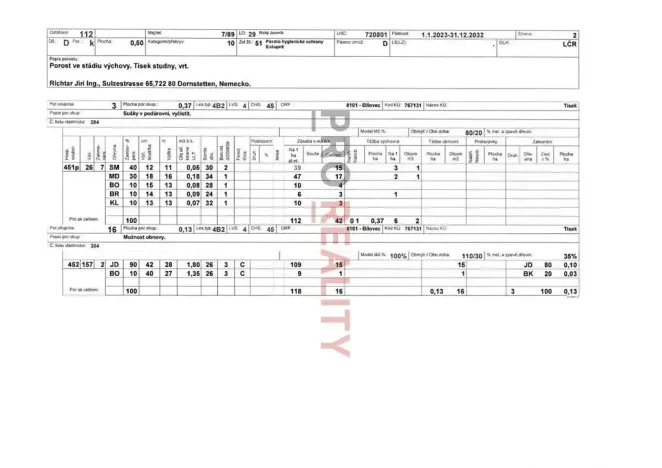Prodej lesa, Tísek, 4998 m2