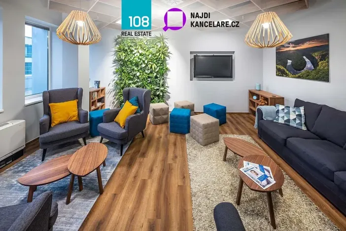 Pronájem kanceláře, Praha - Smíchov, Radlická, 880 m2