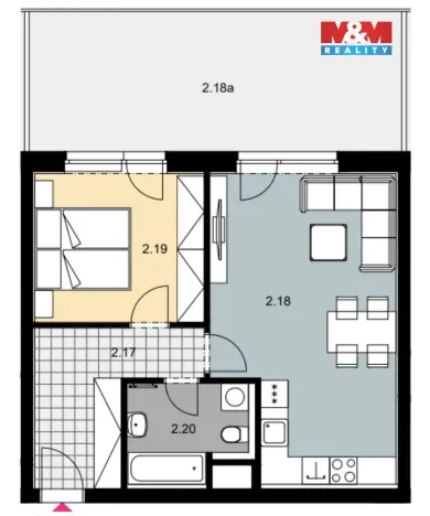 Pronájem bytu 2+kk, Nymburk, Bobnická, 76 m2
