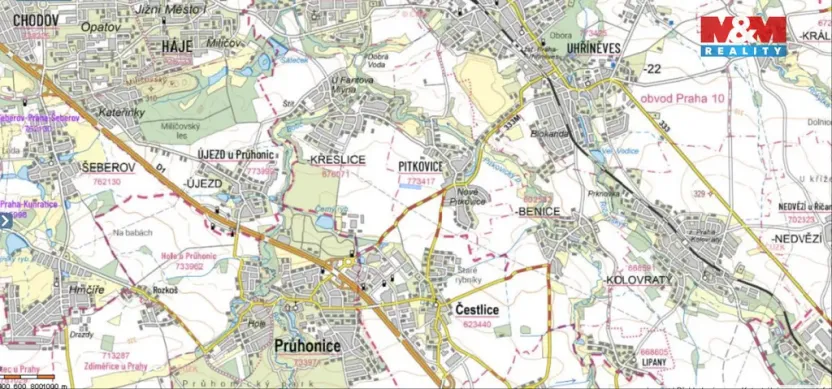 Prodej pole, Praha - Pitkovice, 12269 m2