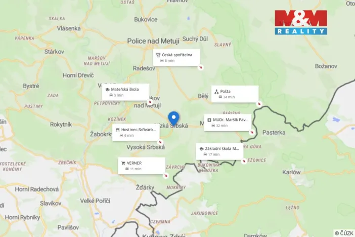 Prodej rodinného domu, Machov - Nízká Srbská, 160 m2