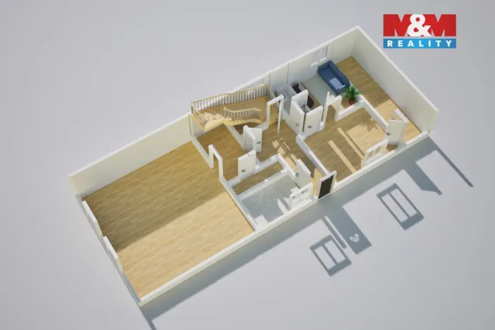 Prodej rodinného domu, Hostomice, Školní náměstí, 150 m2