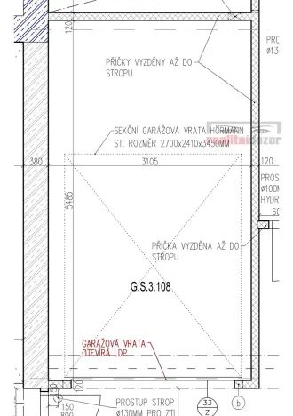 Pronájem garáže, Brno, Křepelčí, 17 m2