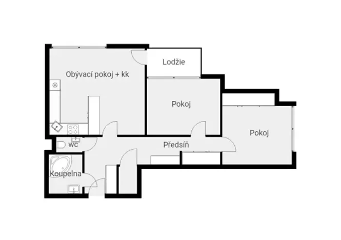 Pronájem bytu 3+kk, Praha - Pitkovice, Holubinková, 80 m2