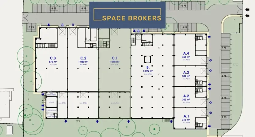 Pronájem skladu, Praha - Malešice, Tiskařská, 700 m2