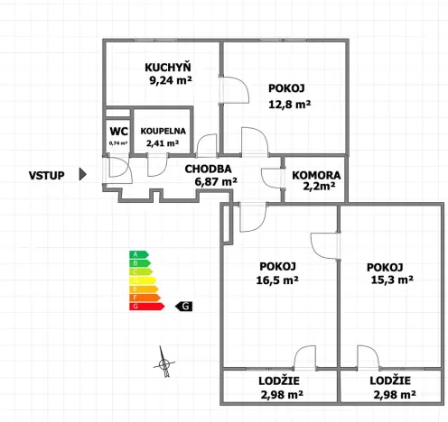 Prodej bytu 3+1, Brno, Jakuba Obrovského, 71 m2