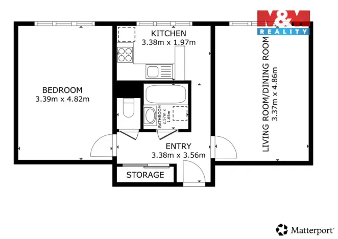 Pronájem bytu 2+1, Praha - Strašnice, Sečská, 51 m2