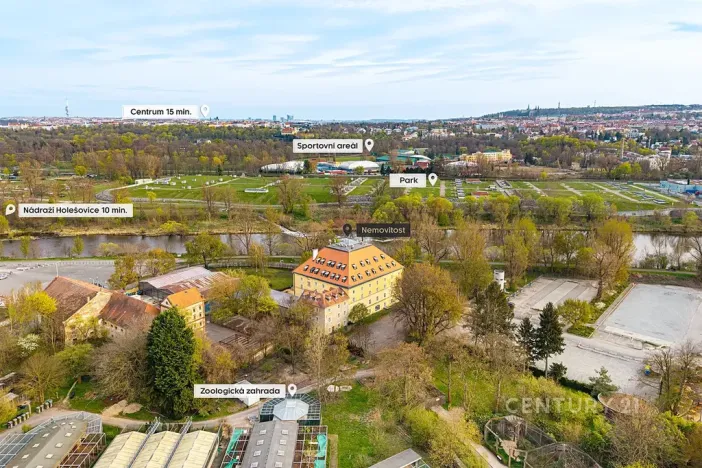 Prodej atypického bytu, Praha - Troja, Povltavská, 86 m2