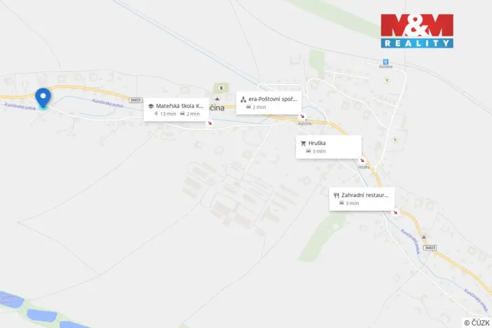 Prodej pozemku pro bydlení, Kunčina, 758 m2