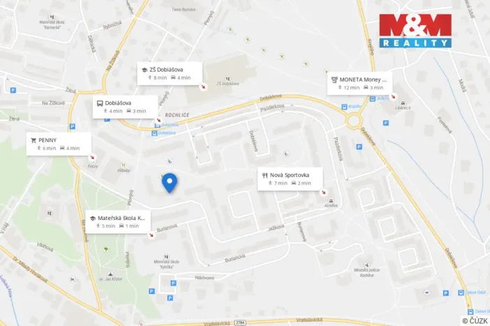 Prodej bytu 2+kk, Liberec - Liberec VI-Rochlice, Ježkova, 41 m2