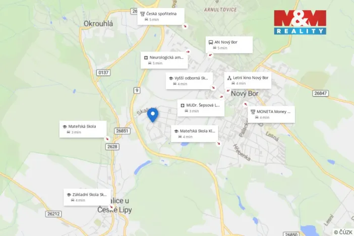 Prodej rodinného domu, Nový Bor, Jabloňová, 243 m2