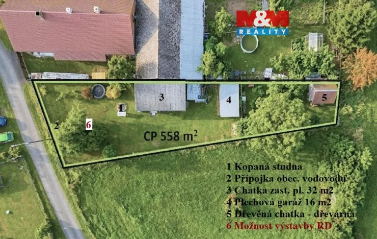 Prodej pozemku pro bydlení, Čížová - Topělec, 558 m2
