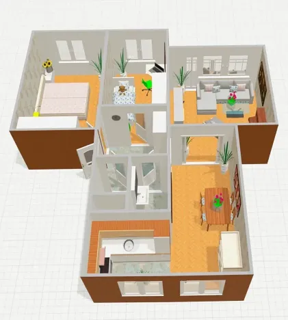 Pronájem bytu 4+kk, Praha, Hlavní, 72 m2