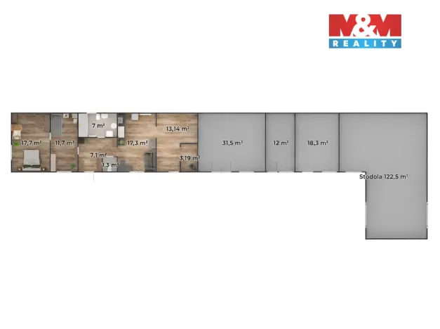 Prodej rodinného domu, Činěves, 78 m2