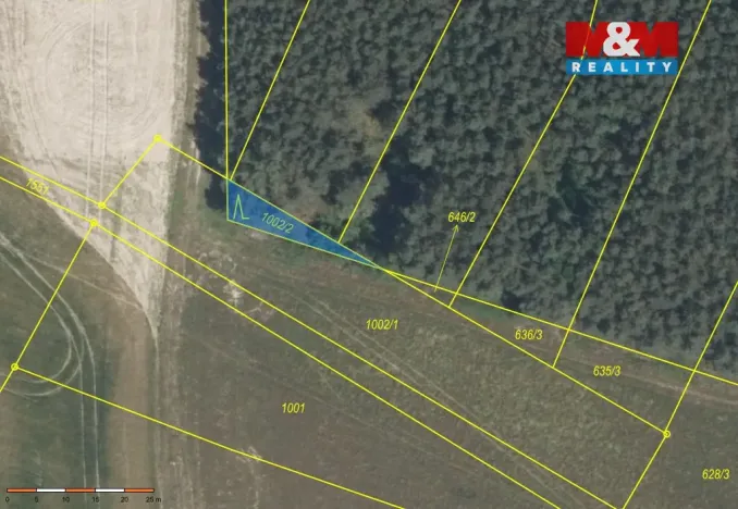 Prodej lesa, Mochov, 4629 m2