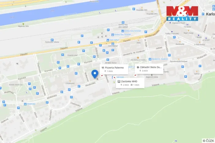 Prodej kanceláře, Karlovy Vary, Moskevská, 57 m2