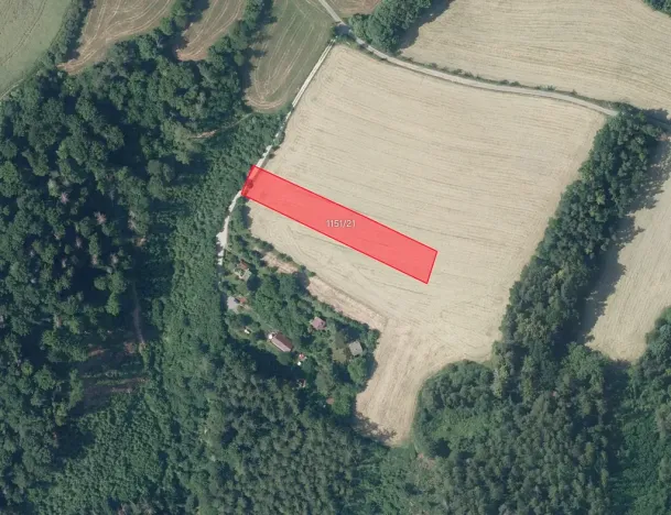 Prodej pole, Stříbrná Skalice, 2877 m2