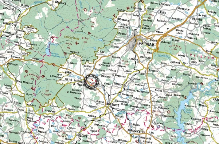 Prodej pole, Rožmitál pod Třemšínem, 13498 m2