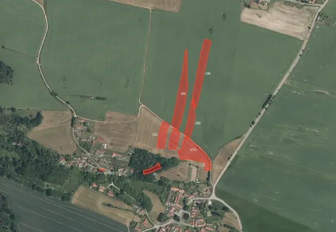 Prodej pole, Oslov, 93428 m2