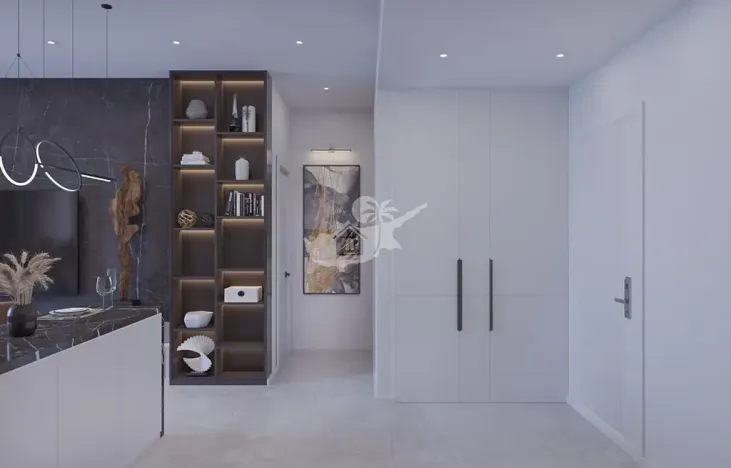 Prodej bytu 1+kk, Trikomo, Kypr, 39 m2