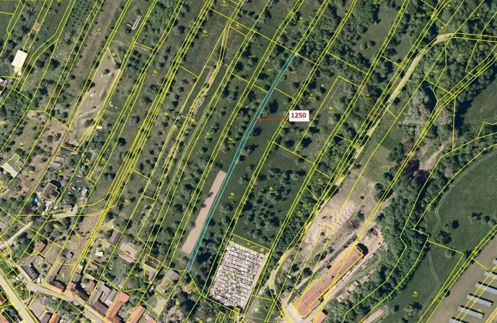 Dražba pozemku, Jankovice, 563 m2