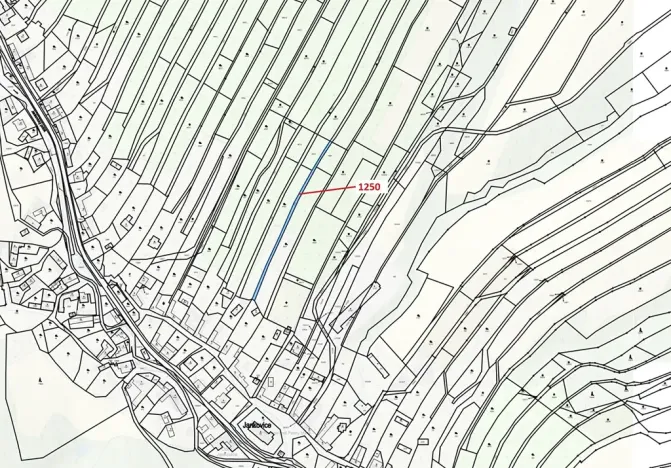 Dražba pozemku, Jankovice, 563 m2