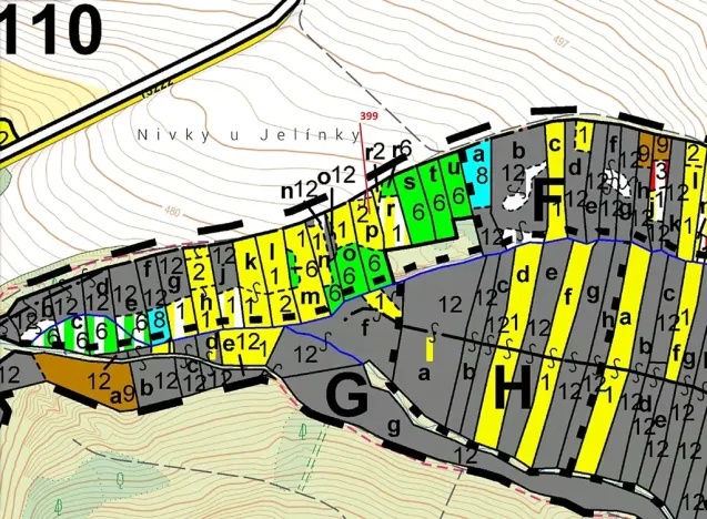 Dražba lesa, Chotěbudice, 2054 m2