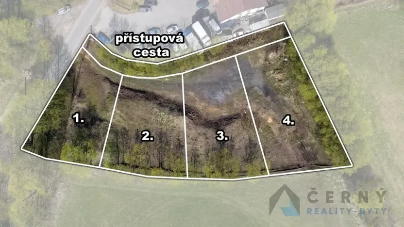 Prodej pozemku pro bydlení, Dlouhý Most, 3625 m2