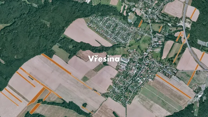 Prodej pole, Vřesina, 171106 m2