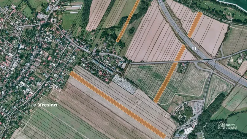 Prodej pole, Vřesina, 171106 m2