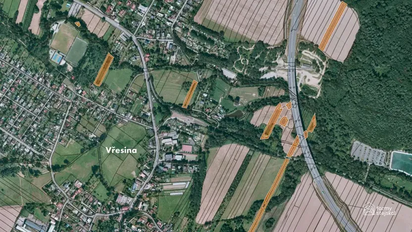 Prodej pole, Vřesina, 171106 m2