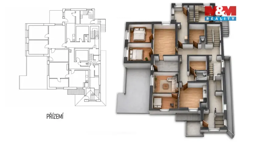 Prodej rodinného domu, Sulice - Želivec, Hlavní, 374 m2