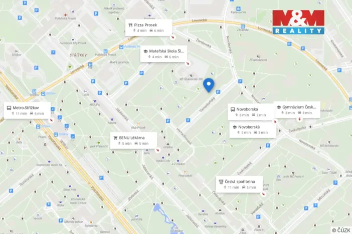 Pronájem bytu 1+1, Praha - Střížkov, Varnsdorfská, 26 m2