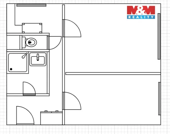 Prodej bytu 2+kk, Podbořany, Dukelská, 39 m2