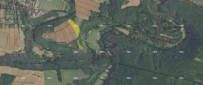 Prodej pole, Bratřínov, 8308 m2