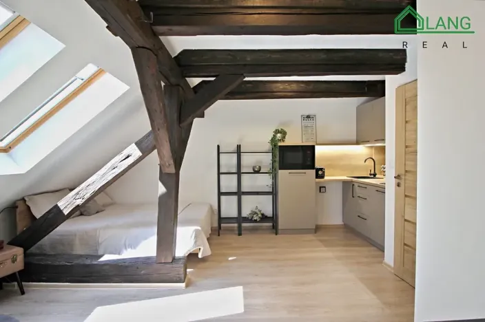 Pronájem bytu 1+kk, Brno, Francouzská, 32 m2