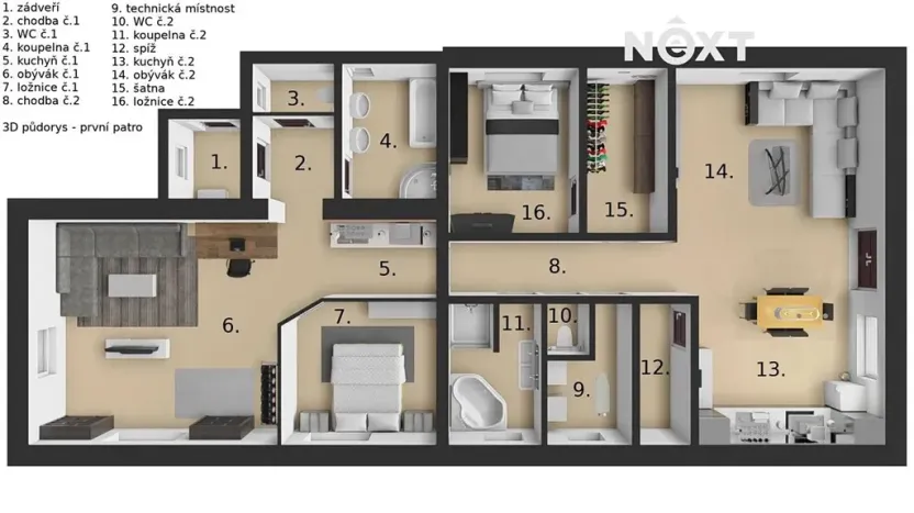 Prodej rodinného domu, Holedeč, 258 m2