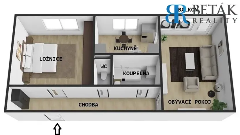 Prodej bytu 2+1, Přerov, Bohuslava Němce, 52 m2