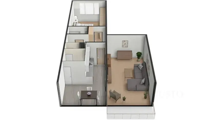 Prodej bytu 2+1, Písek, třída Přátelství, 60 m2