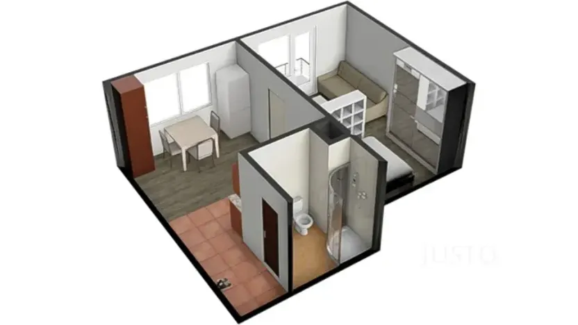 Prodej bytu 1+1, Písek, třída Přátelství, 38 m2