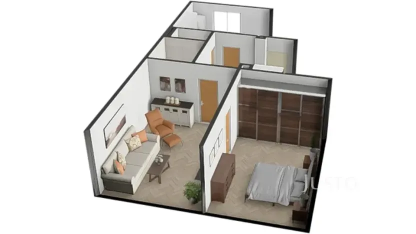 Prodej bytu 2+1, Písek, Šafaříkova, 52 m2