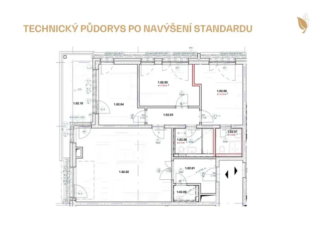 Prodej bytu 4+kk, Praha - Dolní Chabry, U jízdárny, 101 m2