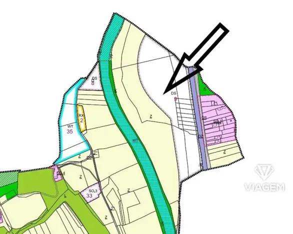 Prodej podílu pole, Pržno, 7352 m2